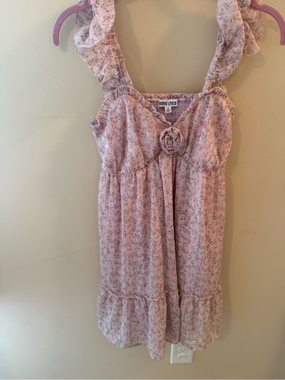 Mimi Chica Babydoll Floral Dress size M